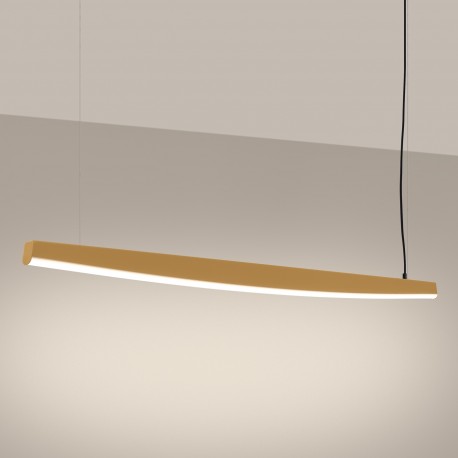 Thoro Lampa wisząca JORUN 150 złota LED 3000K TH.476