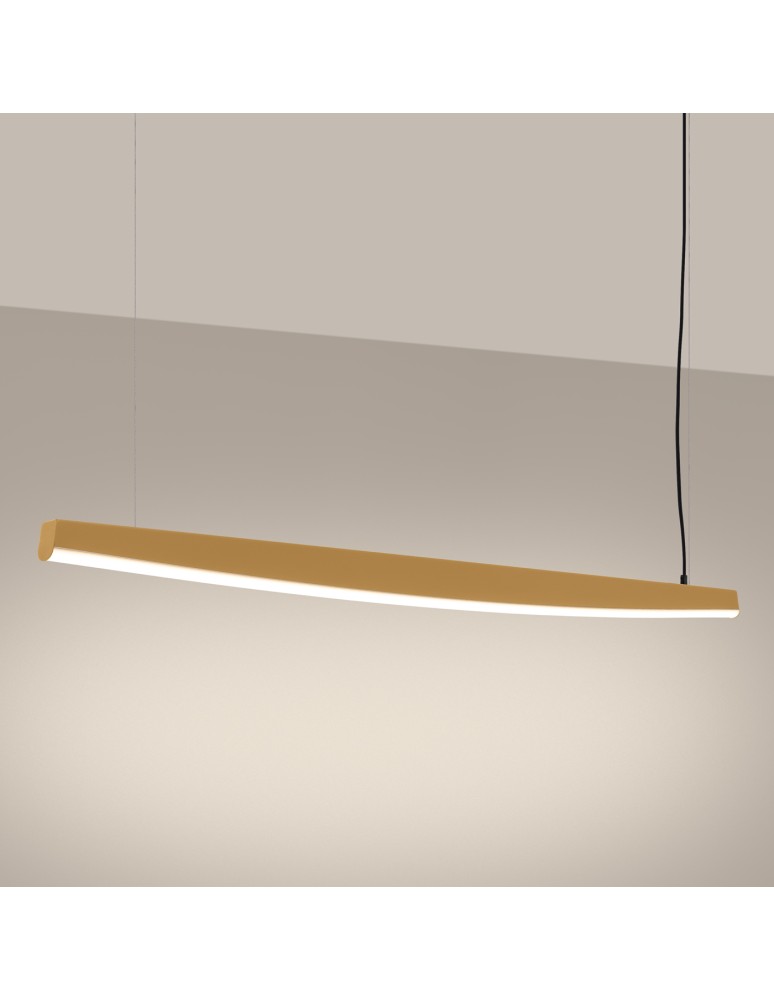 Pendant lamps over the island - Thoro pendant lamp JORUN 150 gold LED 3000K TH.476 - product kolory-swiatla.pl 3