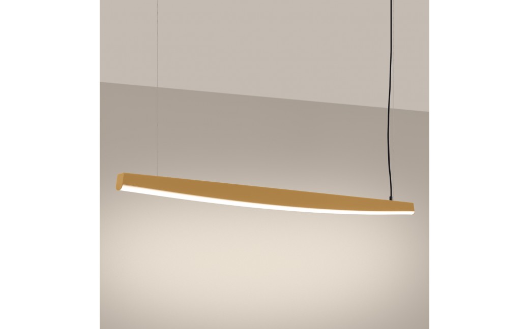 Thoro Lampa wisząca JORUN 150 złota LED 3000K TH.476