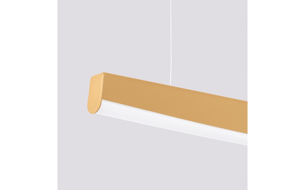 Thoro Lampa wisząca JORUN 150 złota LED 3000K TH.476