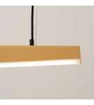 Pendant lamps over the island - Thoro pendant lamp JORUN 150 gold LED 3000K TH.476 - product 5