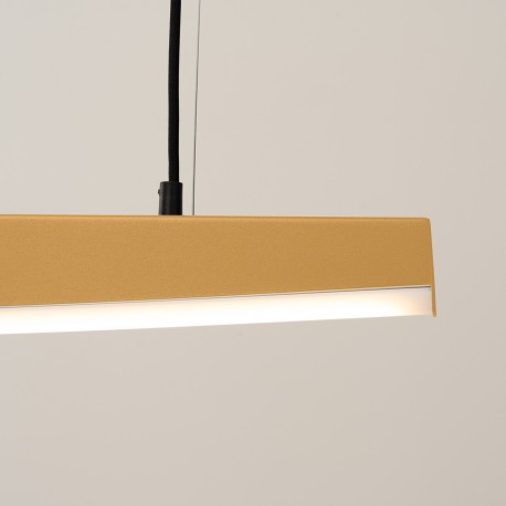 Thoro Lampa wisząca JORUN 150 złota LED 3000K TH.476