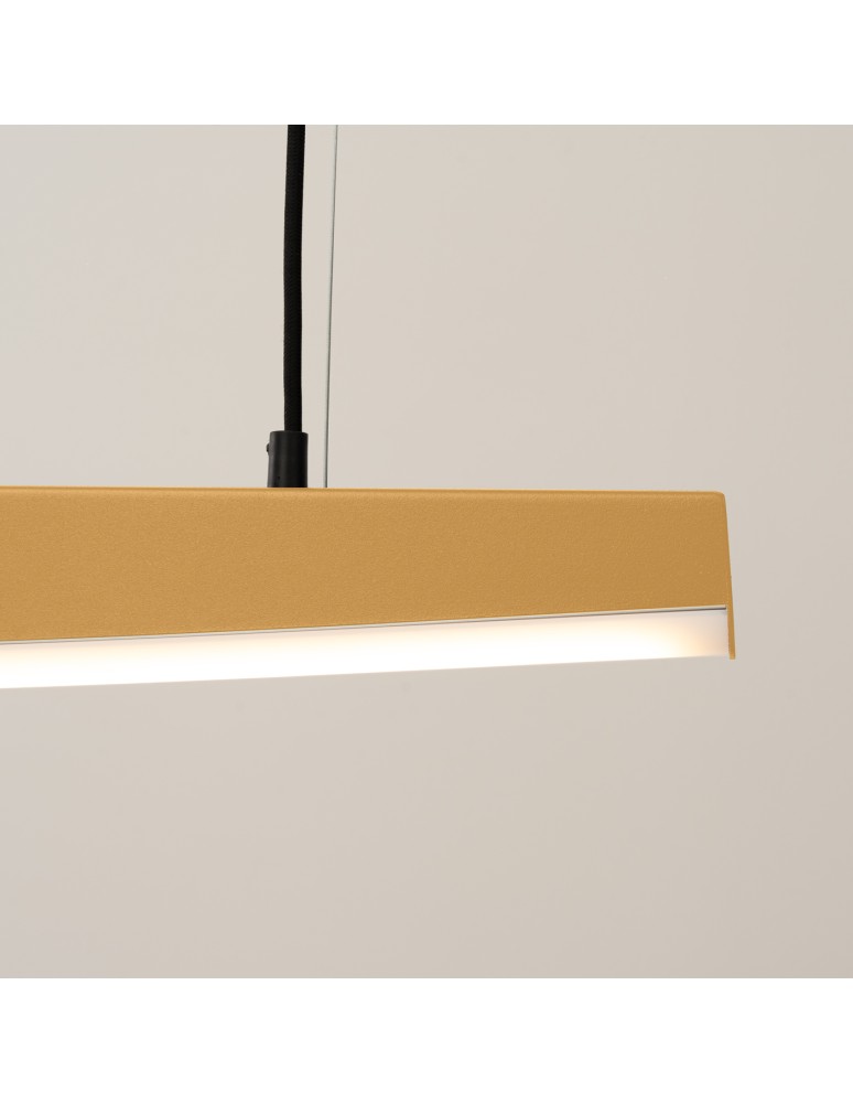 Pendant lamps over the island - Thoro pendant lamp JORUN 150 gold LED 3000K TH.476 - product kolory-swiatla.pl 5