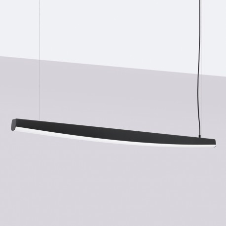 Thoro Lampa wisząca JORUN 150 czarna LED 4000K TH.478
