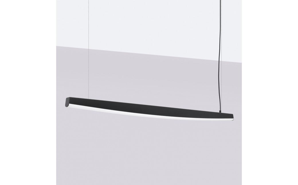 Thoro Lampa wisząca JORUN 150 czarna LED 4000K TH.478