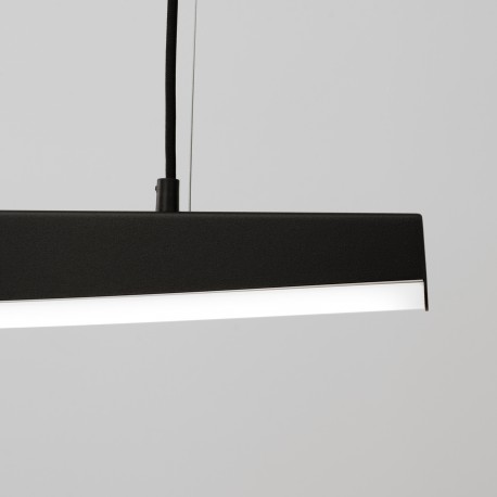 Thoro Lampa wisząca JORUN 150 czarna LED 4000K TH.478
