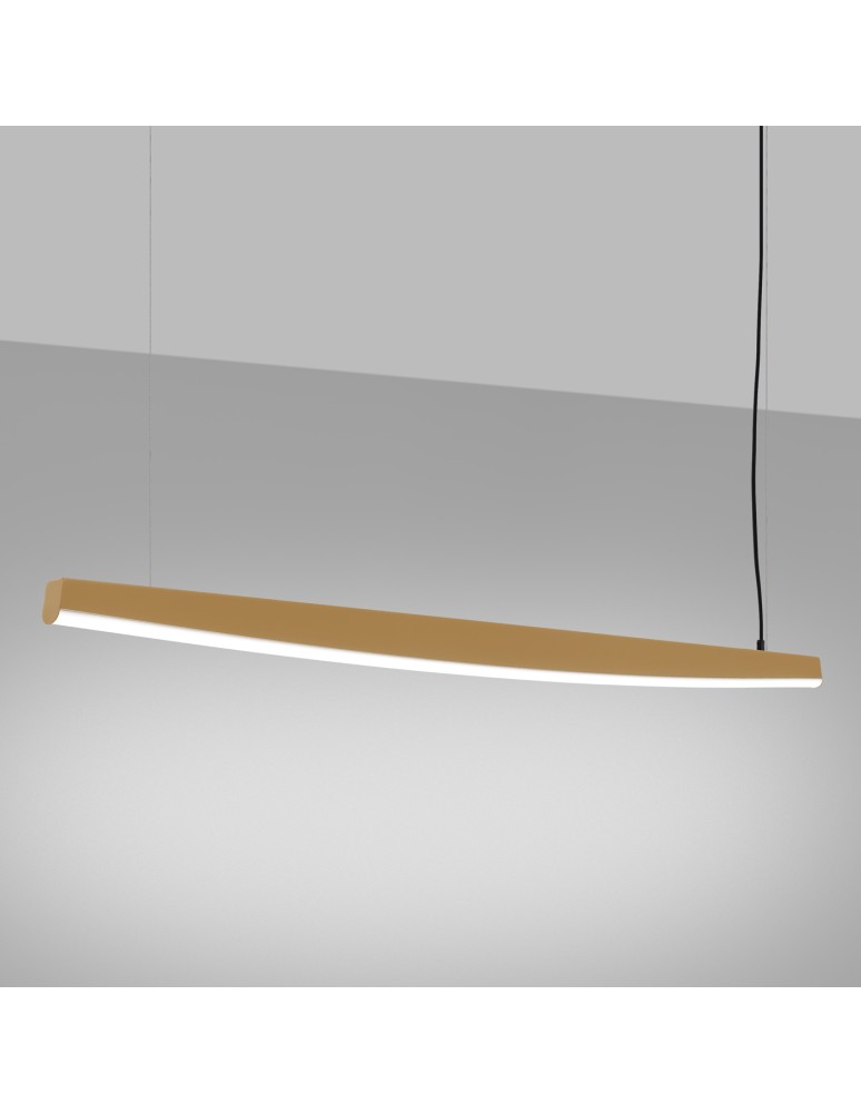 Pendant lamps over the island - Thoro pendant lamp JORUN 150 gold LED 4000K TH.479 - product kolory-swiatla.pl 3