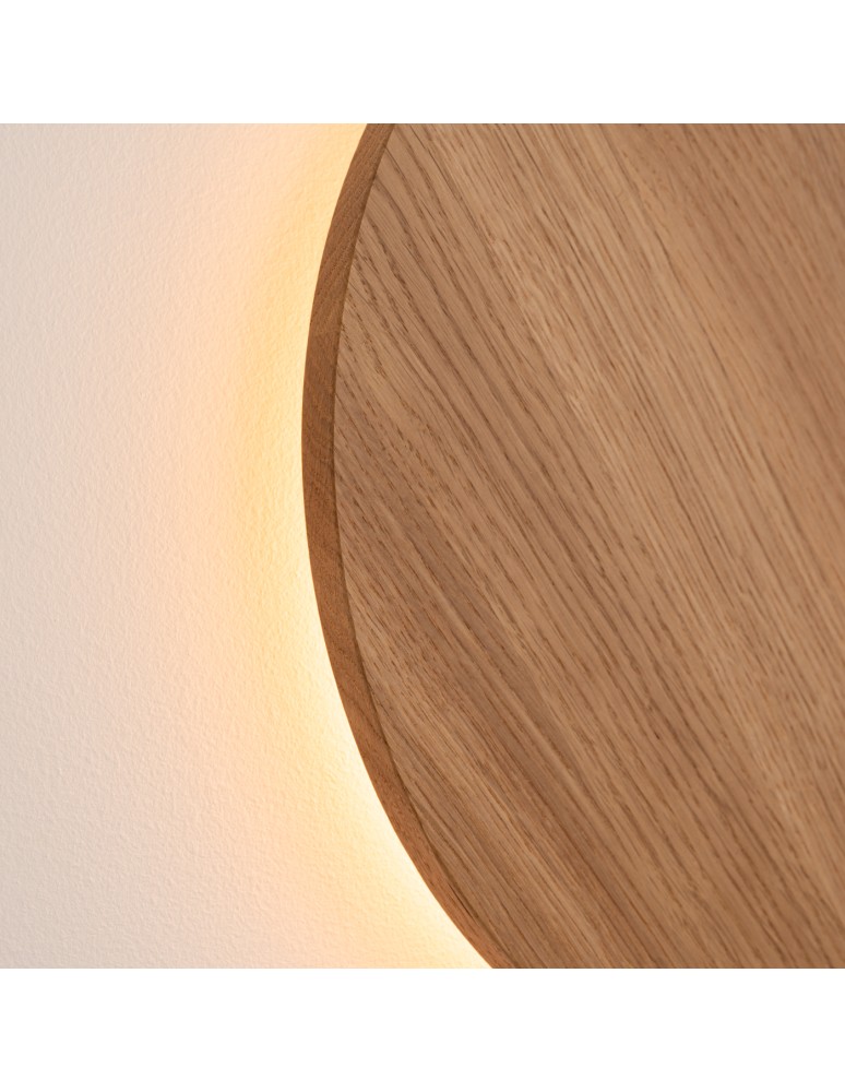 Designer wall lamps - Thoro Wall lamp BORGEN wood LED 3000K TH.480 - product kolory-swiatla.pl 6