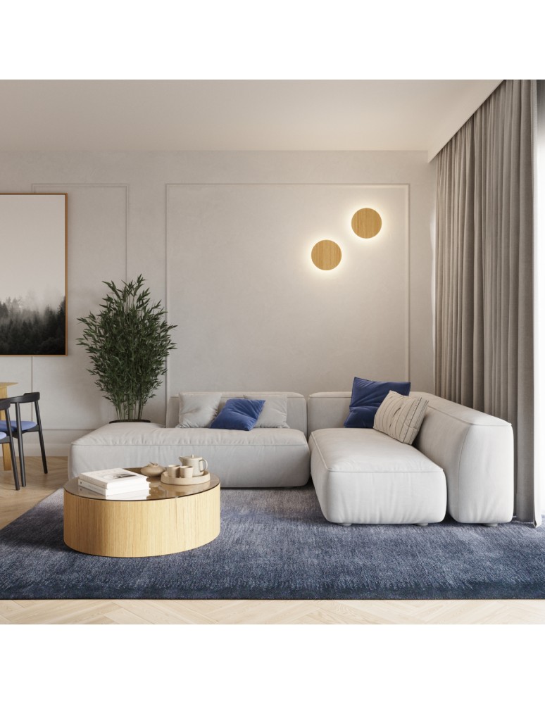 Designer wall lamps - Thoro Wall lamp BORGEN wood LED 3000K TH.480 - product kolory-swiatla.pl 13
