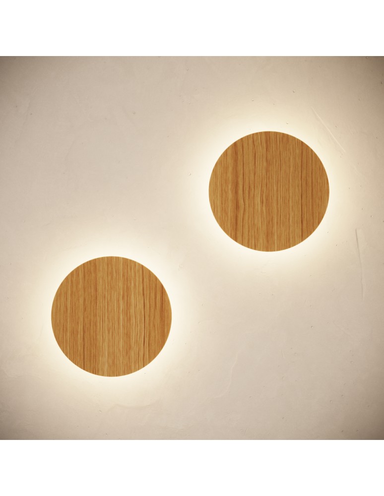 Designer wall lamps - Thoro Wall lamp BORGEN wood LED 3000K TH.480 - product kolory-swiatla.pl 15