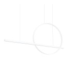Pendant lamps over the island - Thoro GLAD pendant lamp white LED 3000K TH.492 - product 1