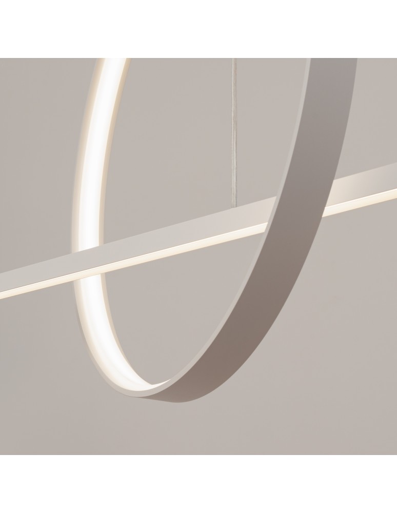 Pendant lamps over the island - Thoro GLAD pendant lamp white LED 3000K TH.492 - product kolory-swiatla.pl 6