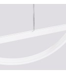 Pendant lamps over the island - Thoro GLAD pendant lamp white LED 3000K TH.492 - product 7