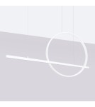 Pendant lamps over the island - Thoro GLAD pendant lamp white LED 4000K TH.493 - product 2