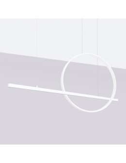 Thoro Lampa wisząca GLAD biała LED 4000K TH.493 - produkt 2