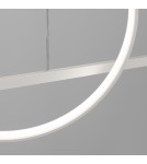 Pendant lamps over the island - Thoro GLAD pendant lamp white LED 4000K TH.493 - product 4