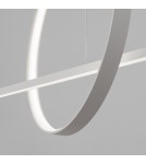 Pendant lamps over the island - Thoro GLAD pendant lamp white LED 4000K TH.493 - product 6