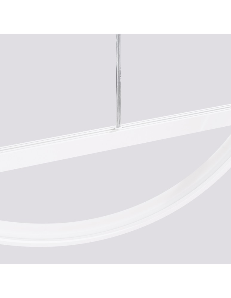 Pendant lamps over the island - Thoro GLAD pendant lamp white LED 4000K TH.493 - product kolory-swiatla.pl 7