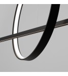 Pendant lamps over the island - Thoro GLAD black LED 4000K pendant lamp TH.495 - product 6