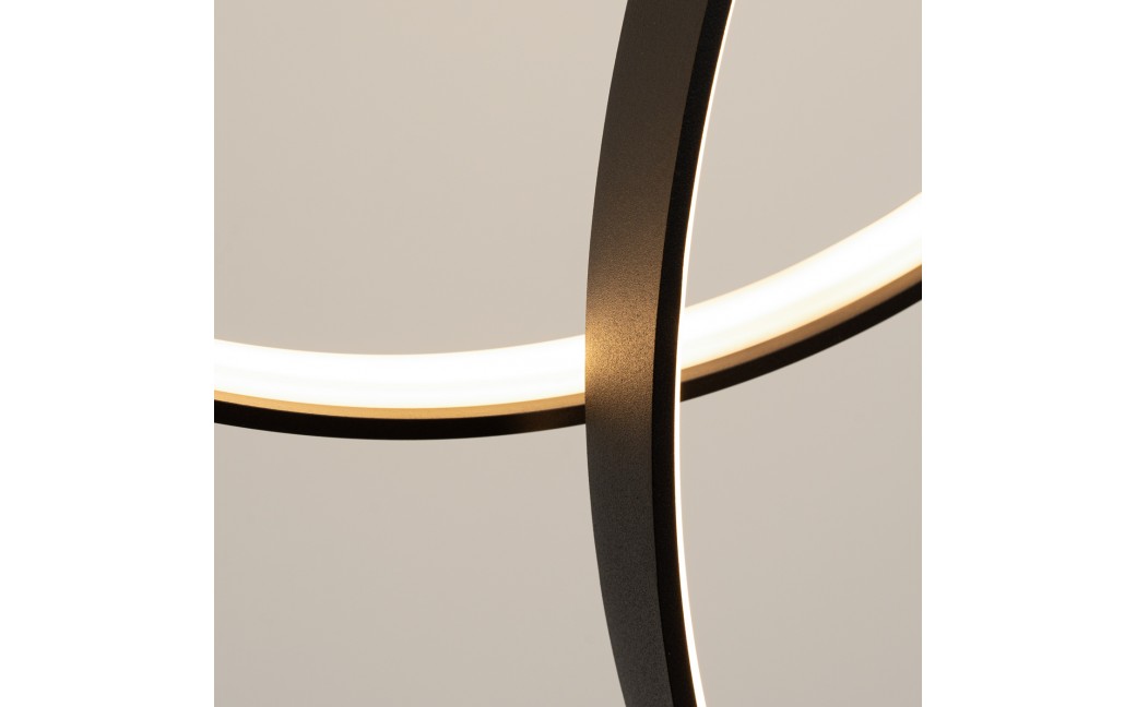 Thoro Lampa wisząca RIO 5 55/55/78/110/110 czarna LED 3000K TH.496