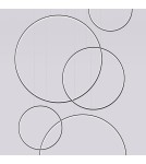 Pendant lamps circles - Thoro RIO 5 55/55/78/110/110 black LED 3000K pendant lamp TH.496 - product 8