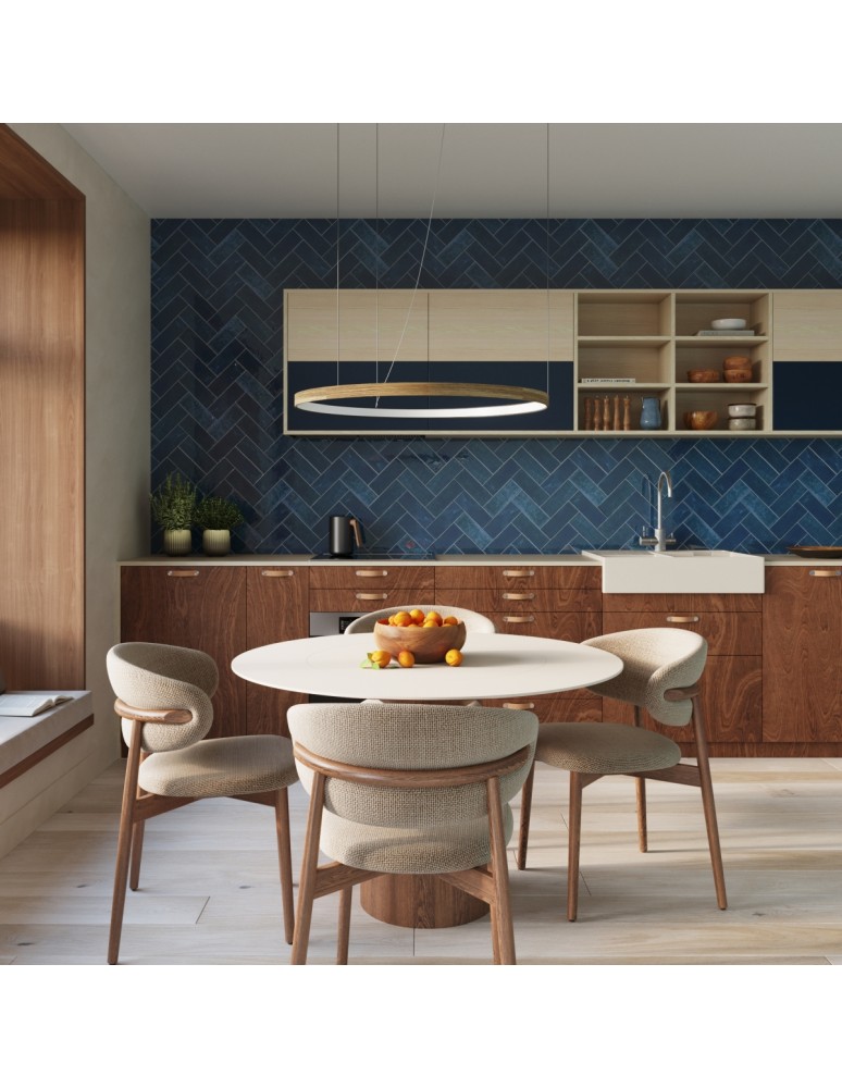 Pendant lamps circles - Thoro Chandelier RIO_EIK 78 LED 3000K TH.498 - product kolory-swiatla.pl 12