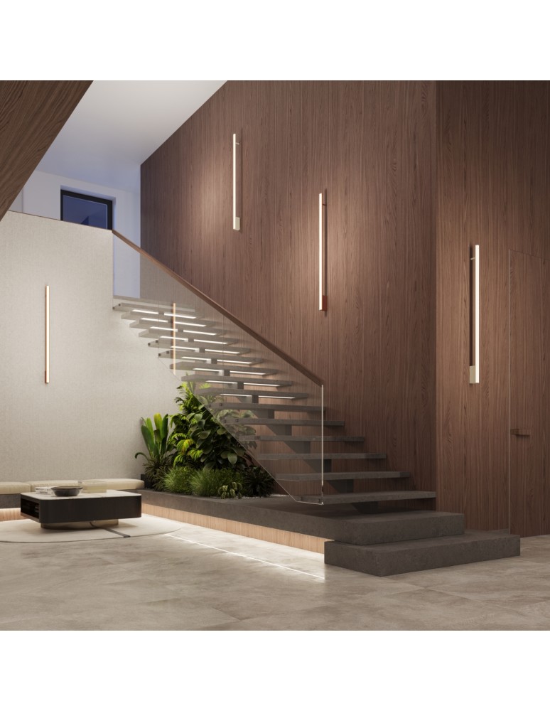 Designer wall lamps - Thoro Wall lamp LAGOM 90 gold LED 4000K TH.506 - product kolory-swiatla.pl 12