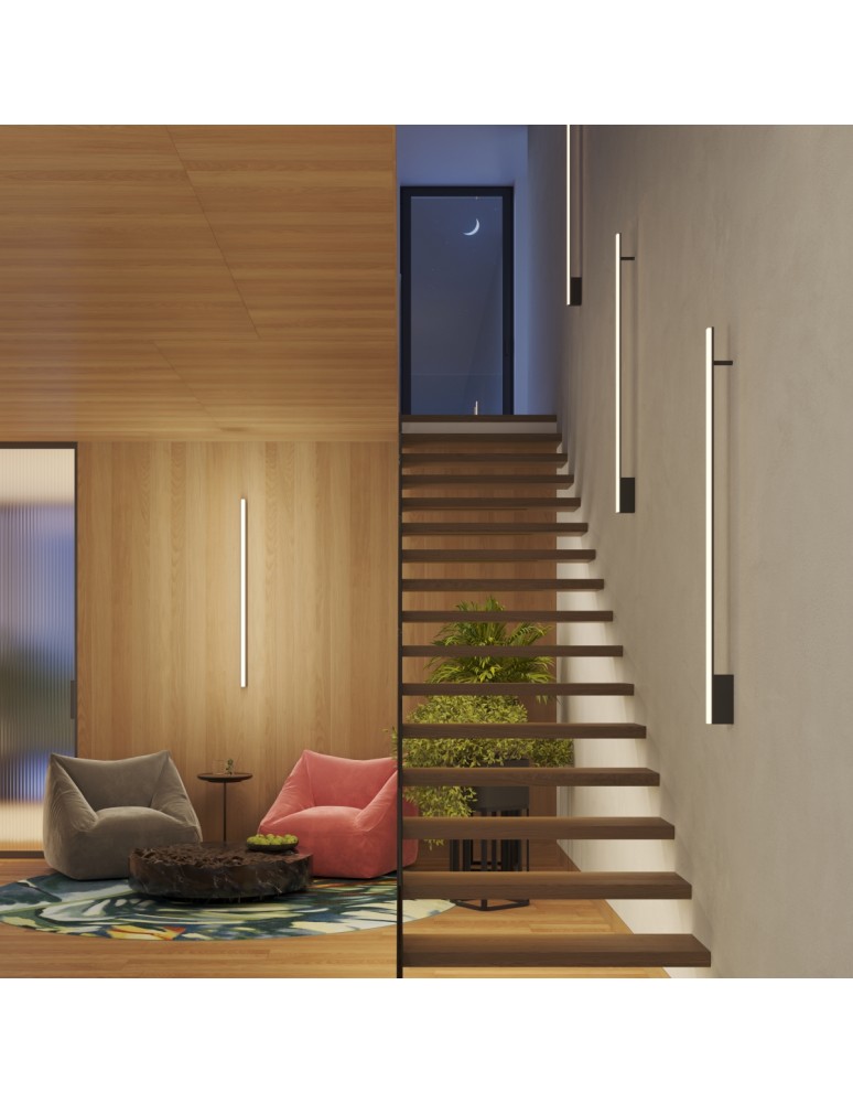 Designer wall lamps - Thoro Wall lamp LAGOM 120 ochre red LED 4000K TH.516 - product kolory-swiatla.pl 11