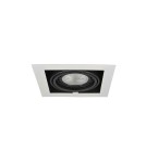 Flush-mounted directional lights - Azzardo NOVA WHITE/BLACK 1xES111 Recessed White/Black AZ2871 - product 1