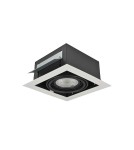 Flush-mounted directional lights - Azzardo NOVA WHITE/BLACK 1xES111 Recessed White/Black AZ2871 - product 2