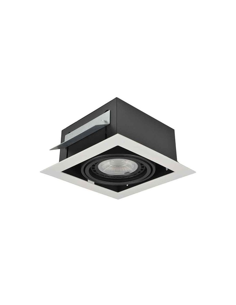 Flush-mounted directional lights - Azzardo NOVA WHITE/BLACK 1xES111 Recessed White/Black AZ2871 - product kolory-swiatla.pl 2