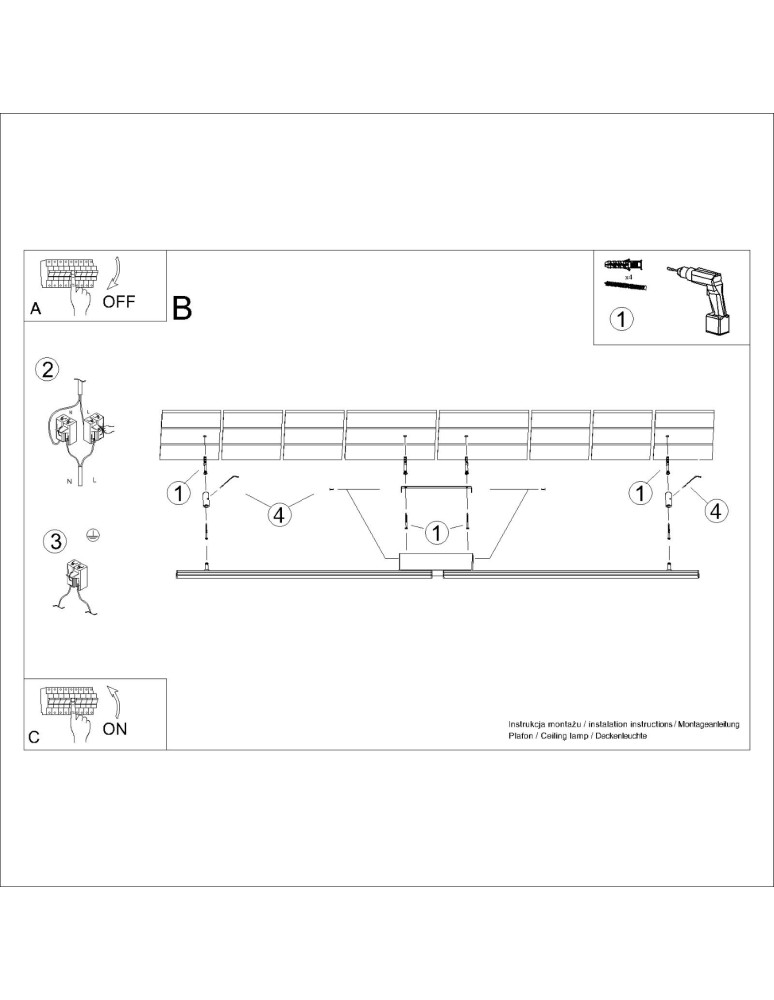 Modern ceiling lamps - Thoro Plafond LAGOM white 4000K TH.524 - product kolory-swiatla.pl 9
