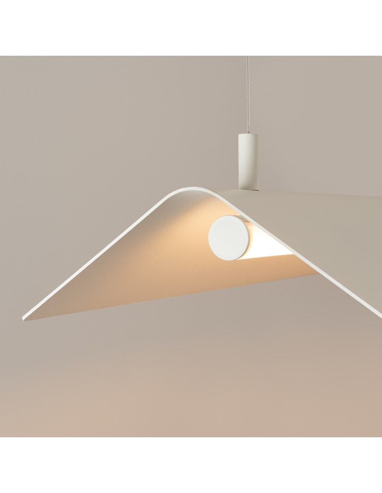 Pendant lamps over the island - Thoro pendant lamp ELVA beige LED 3000K TH.530 - product kolory-swiatla.pl 5