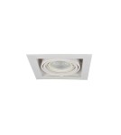 Flush-mounted directional lights - Azzardo NOVA WHITE/WHITE 1xES111 Recessed White AZ2870 - product 1
