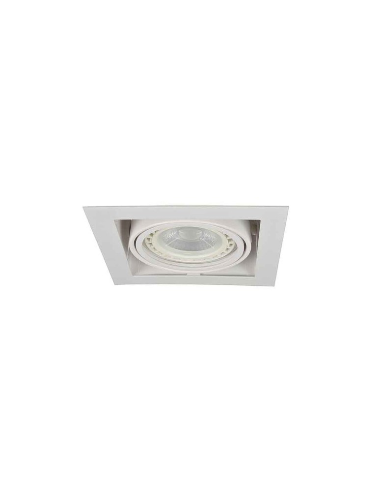Flush-mounted directional lights - Azzardo NOVA WHITE/WHITE 1xES111 Recessed White AZ2870 - product kolory-swiatla.pl 1