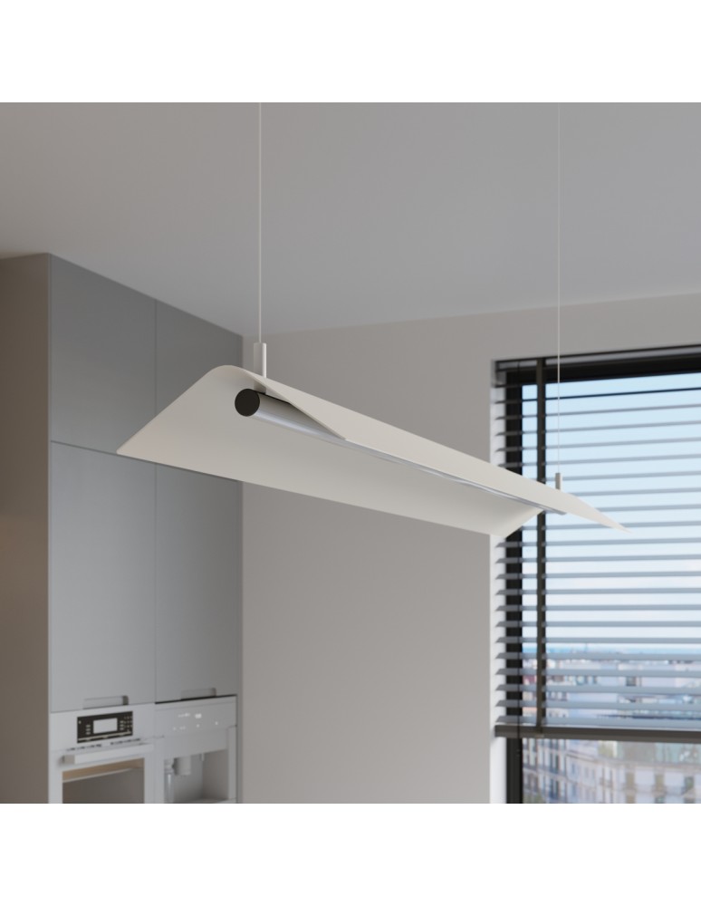 Pendant lamps over the island - Thoro pendant lamp ELVA beige LED 3000K TH.530 - product kolory-swiatla.pl 14