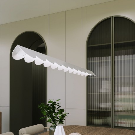 Thoro Lampa wisząca BISCUIT biała LED 4000K TH.533