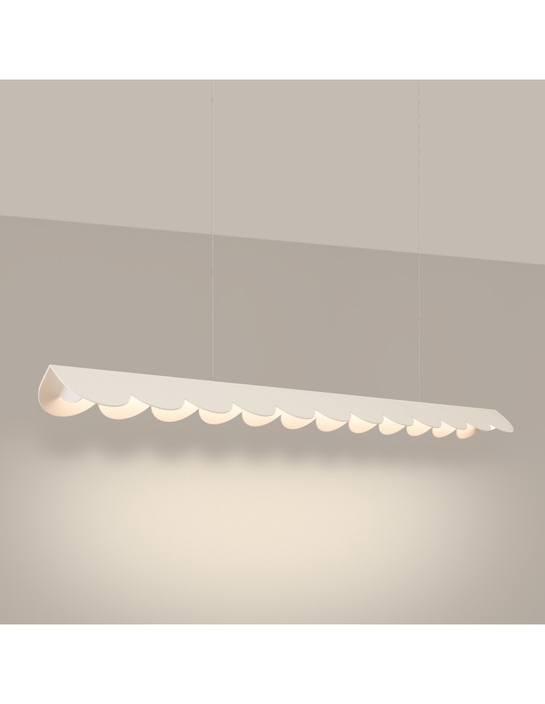 Pendant lamps over the island - Thoro BISCUIT beige LED 3000K pendant lamp TH.534 - product kolory-swiatla.pl 3
