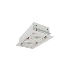 Flush-mounted directional lights - Azzardo NOVA 2 WHITE/WHITE 2xES111 Recessed White AZ2876 - product 2