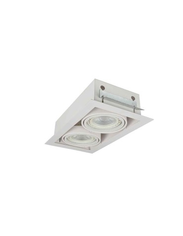Azzardo NOVA 2 WHITE/WHITE 2xES111 Recessed White AZ2876 - product 2