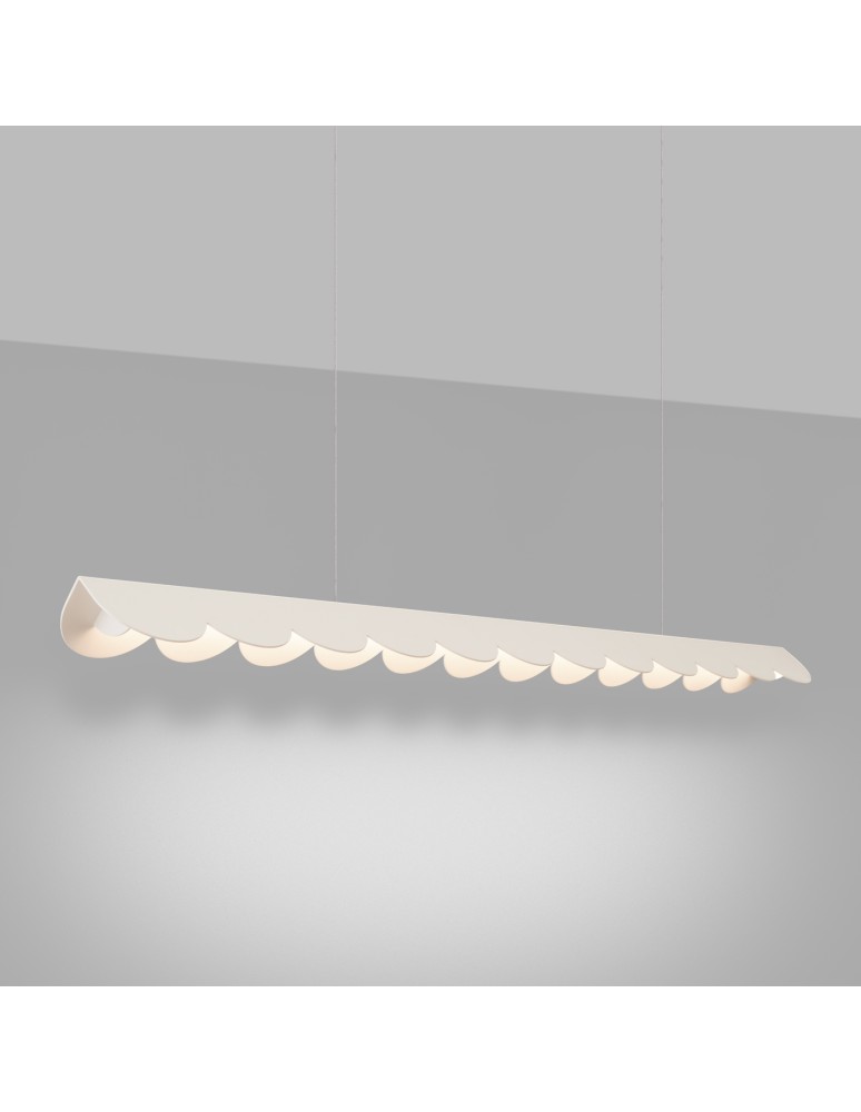 Pendant lamps over the island - Thoro BISCUIT beige LED 4000K pendant lamp TH.535 - product kolory-swiatla.pl 3