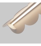 Pendant lamps over the island - Thoro BISCUIT beige LED 4000K pendant lamp TH.535 - product 6