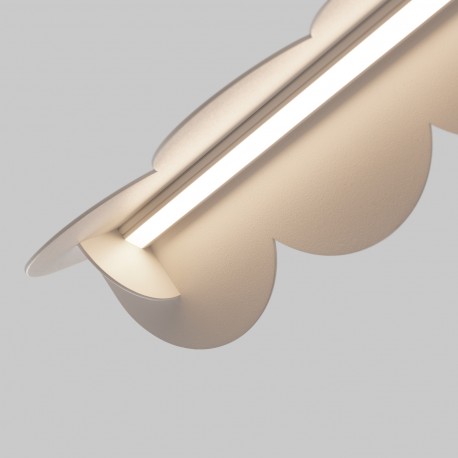 Thoro Lampa wisząca BISCUIT beżowa LED 4000K TH.535