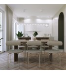 Pendant lamps over the island - Thoro BISCUIT beige LED 4000K pendant lamp TH.535 - product 13