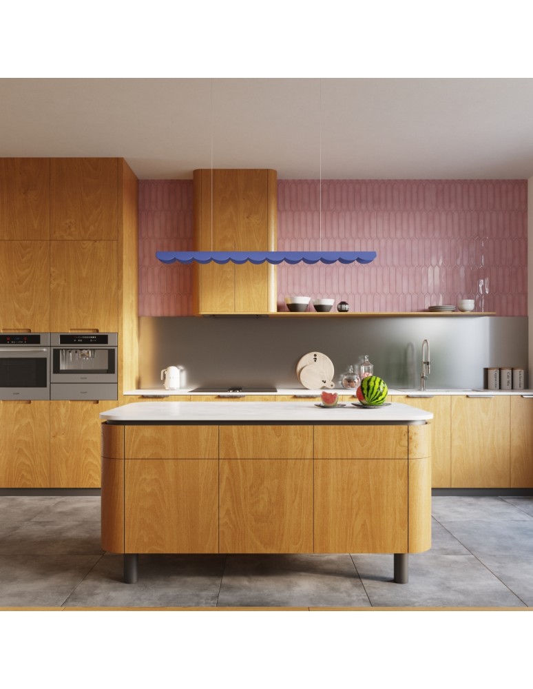 Pendant lamps over the island - Thoro BISCUIT ultramarine LED 3000K pendant lamp TH.536 - product kolory-swiatla.pl 13