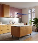 Pendant lamps over the island - Thoro BISCUIT ultramarine LED 3000K pendant lamp TH.536 - product 14