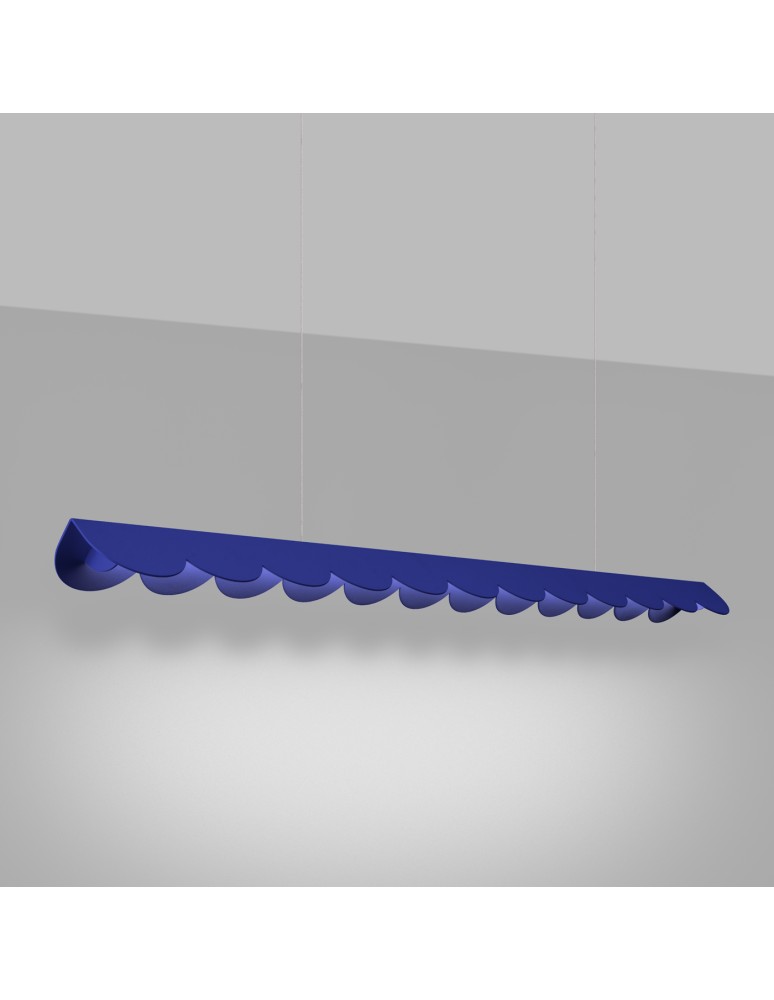 Pendant lamps over the island - Thoro BISCUIT ultramarine LED 4000K pendant lamp TH.537 - product kolory-swiatla.pl 3