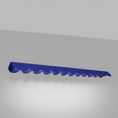 Thoro Lampa wisząca BISCUIT ultramaryna LED 4000K TH.537