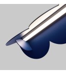 Pendant lamps over the island - Thoro BISCUIT ultramarine LED 4000K pendant lamp TH.537 - product 6