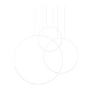 Pendant lamps circles - Thoro RIO 3 pendant lamp 55/78/110 white LED 3000K TH.538 - product 1